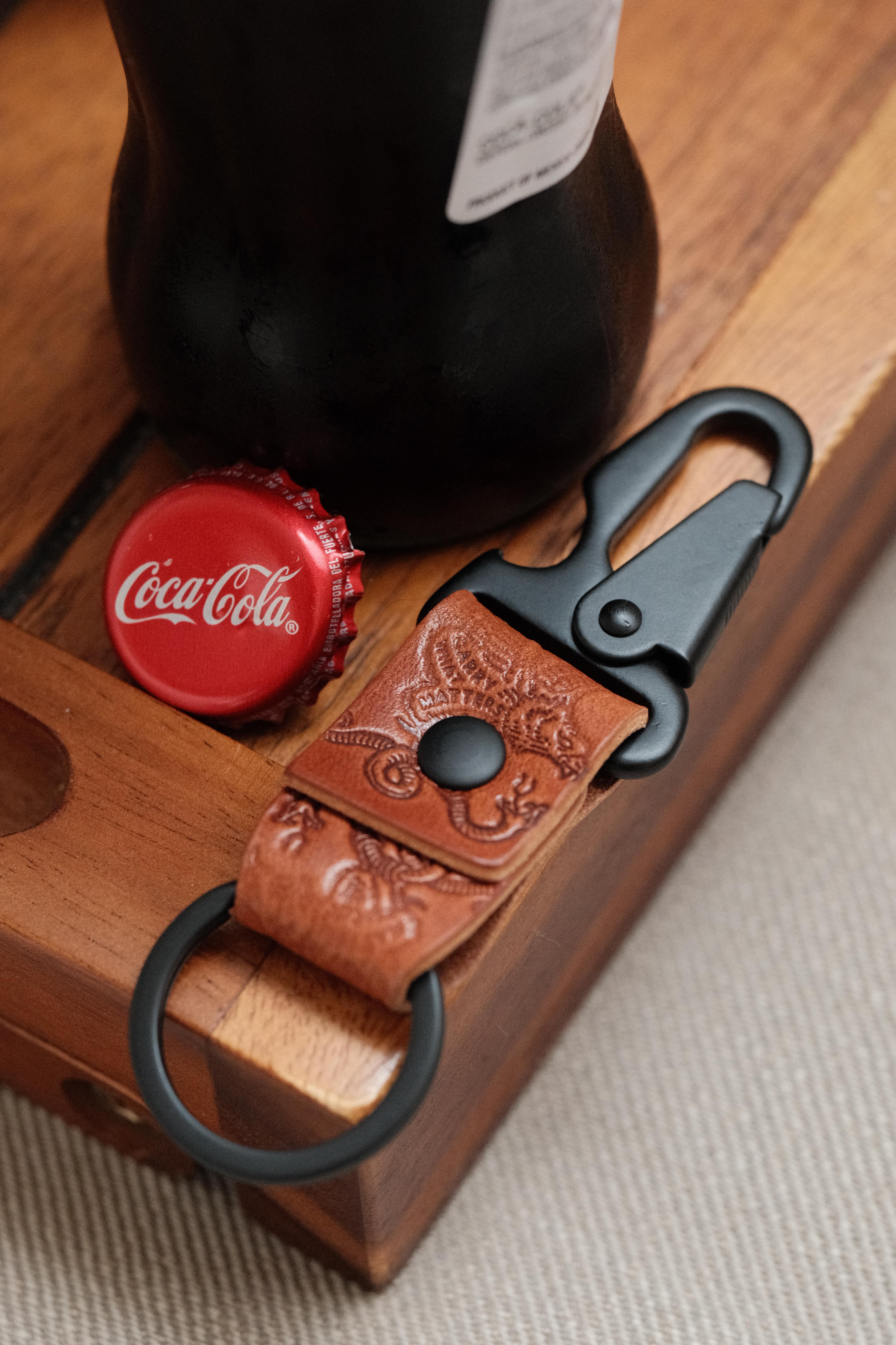 EDC Bottle Opener Lever Snap Keychain