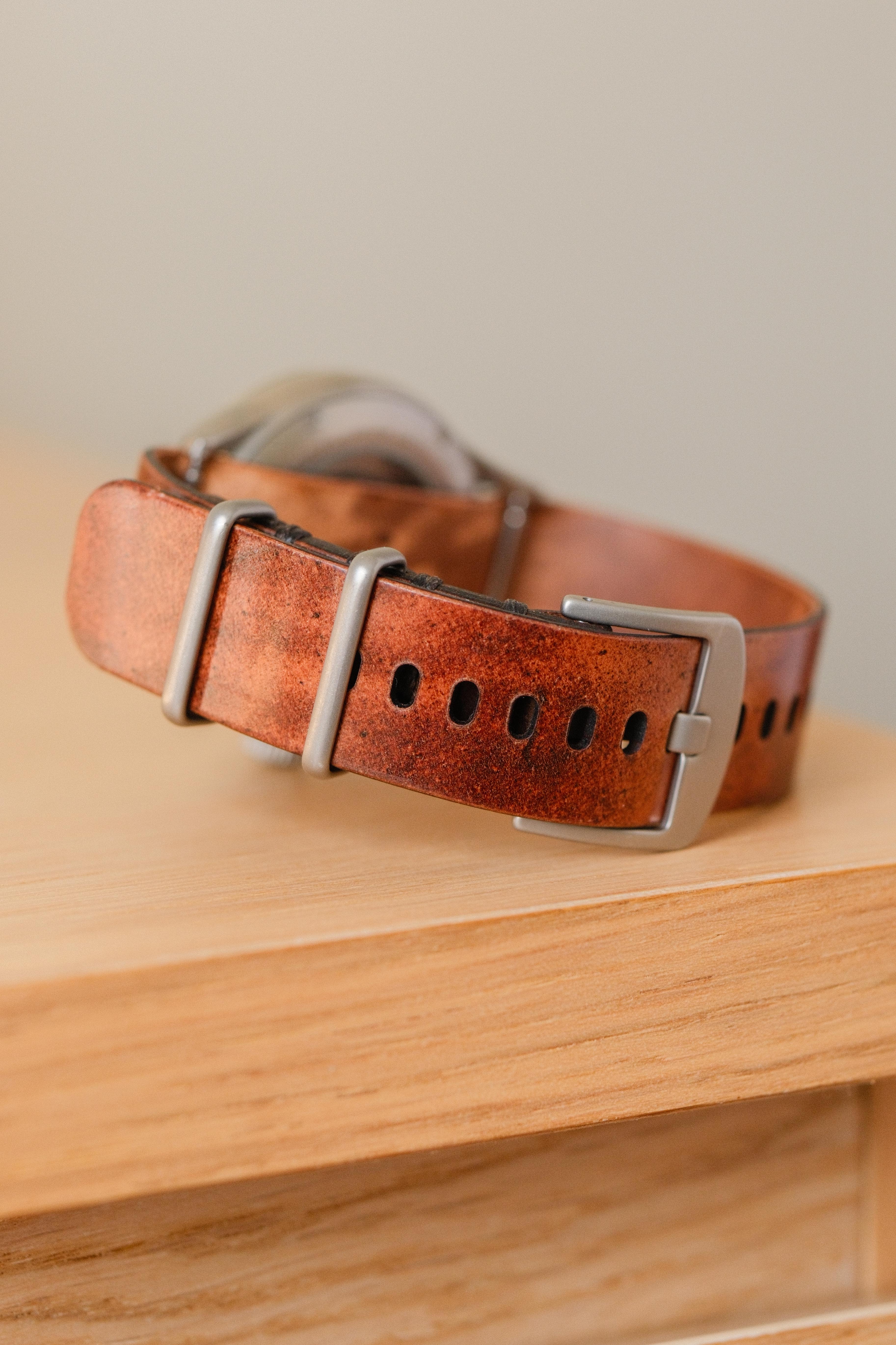 Zulu Watch Strap -ROCADO Shell Cordovan